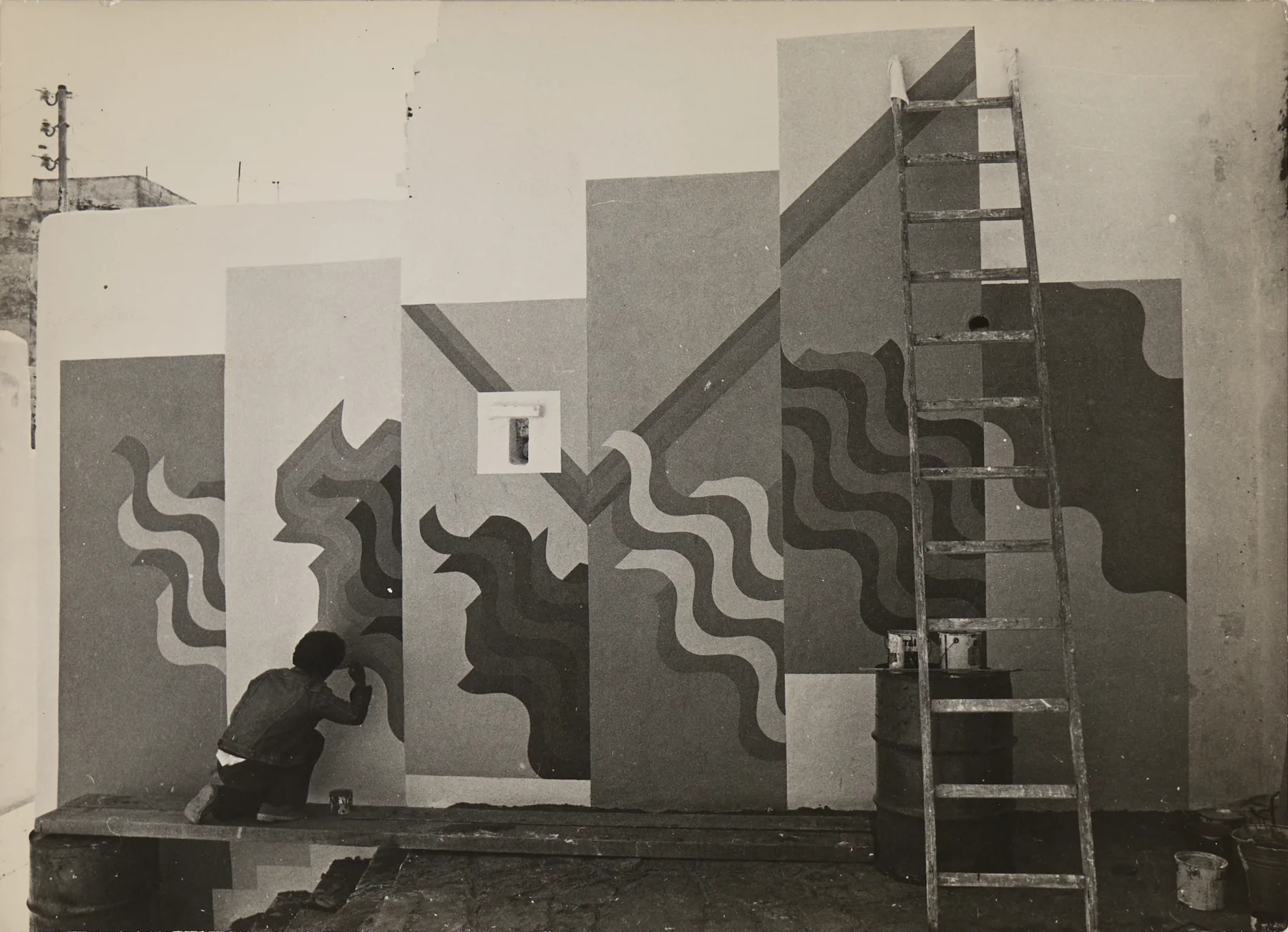 Asilah mural, archival photograph