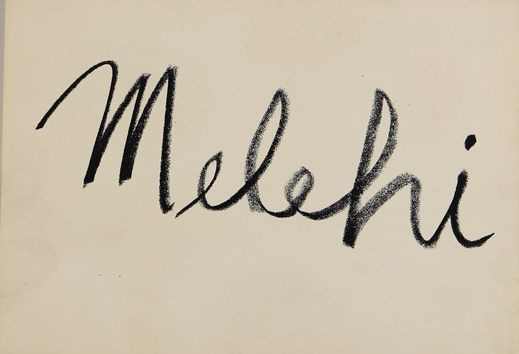 Painted signature