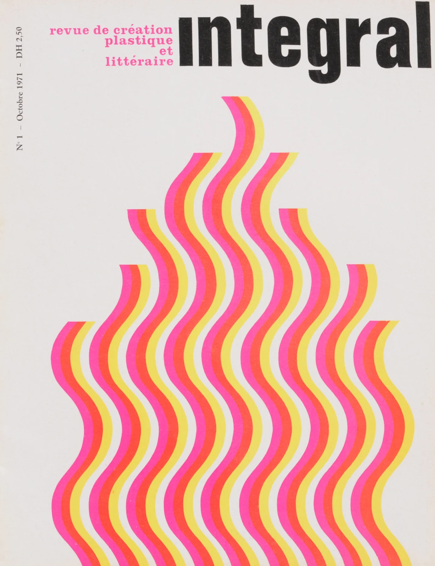 Intégral, n° 1, October 1971